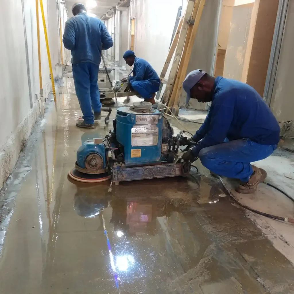 Concrete Floor polishing Bulawayo by Tusker Civils and Landscapes
