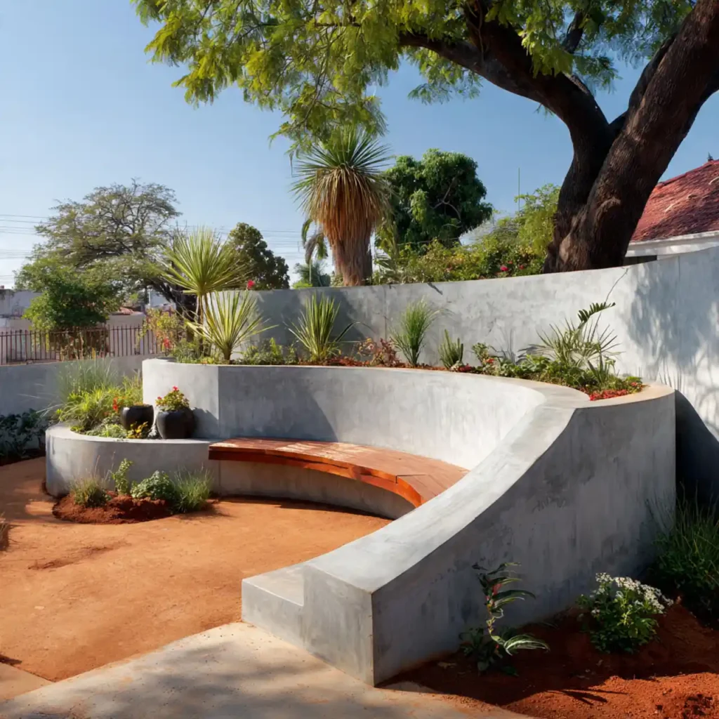 concrete retaining wall, retaining wall design, retaining wall construction, reinforced concrete wall, landscape retaining wall, garden retaining walls, slope stabilization, soil erosion control, drainage retaining wall system, weep holes drainage, geotechnical engineering walls, structural concrete walls, civil engineering construction, outdoor landscaping walls, Bulawayo retaining walls, Zimbabwe construction services, property land leveling, terraced garden design, hillside reinforcement, slope support structures, excavation and earthworks, foundation retaining walls, concrete formwork construction, rebar reinforcement steel, precast concrete walls, poured concrete walls, boundary retaining walls, residential retaining walls, commercial retaining structures, outdoor wall landscaping design, modern landscape architecture, property development Zimbabwe