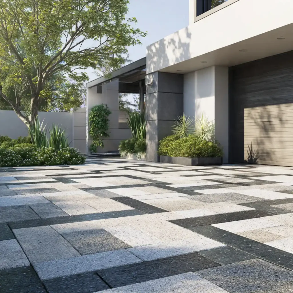 Driveway paving installation completed for a residential property in Bulawayo