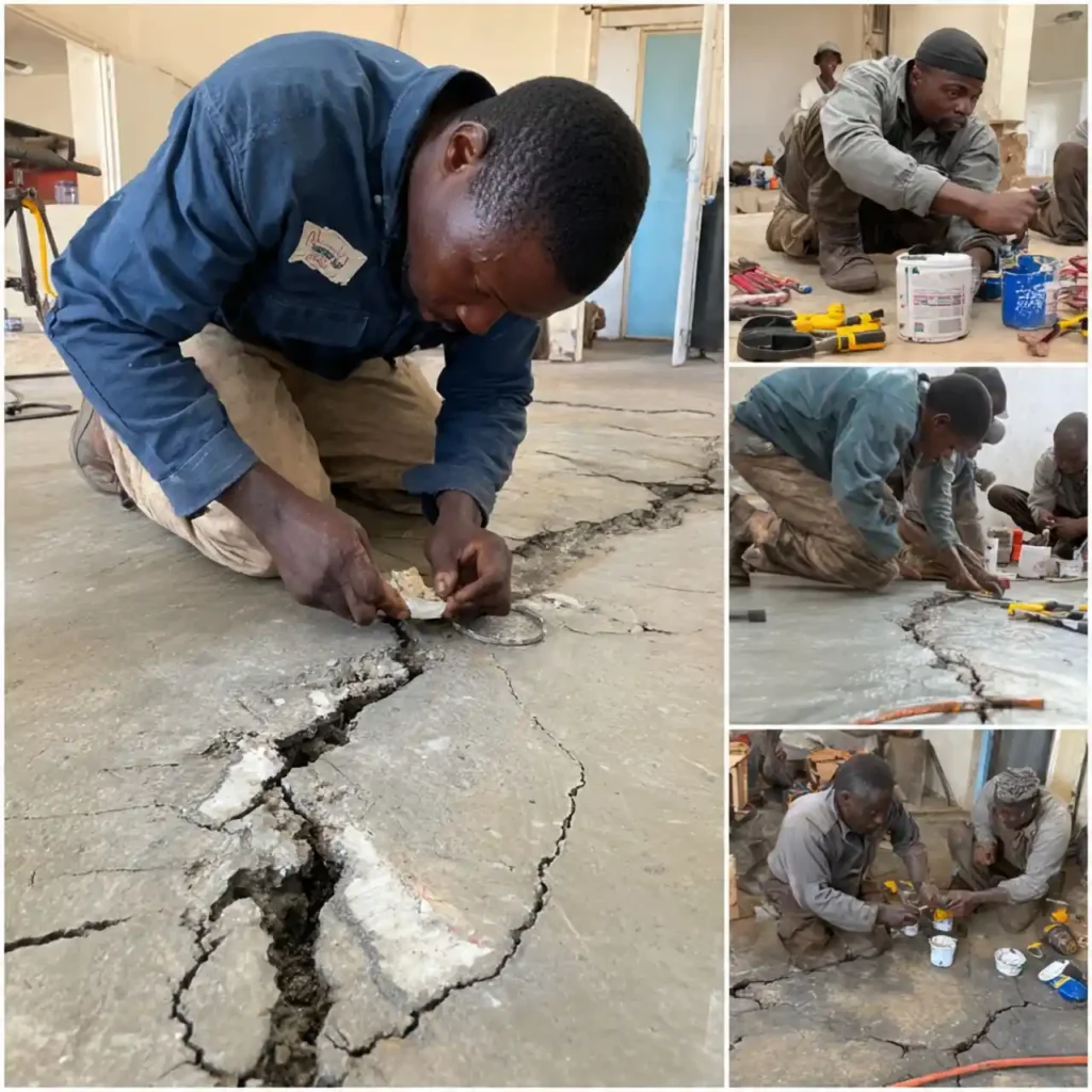 Floor repair services Bulawayo by Tusker Civils & Landscapes