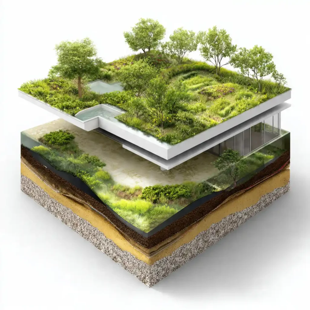 Greenroofs services Bulawayo by Tusker Civils & Landscapes