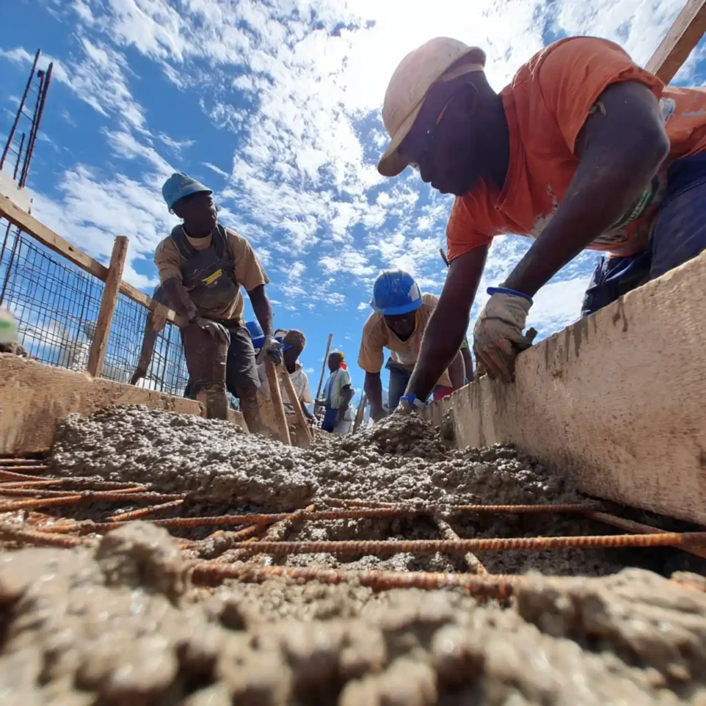 Self-Consolidating Concrete (SCC) services Bulawayo by Tusker Civils & Landscapes