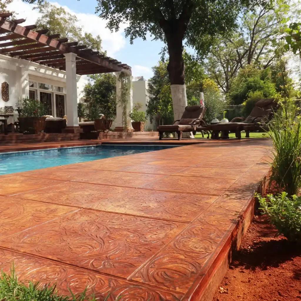 stamped concrete Bulawayo, decorative concrete Zimbabwe, stamped concrete heat resistance, Bulawayo climate construction, hot weather concrete issues, decorative flooring Bulawayo, patterned concrete driveways, stamped concrete patios Zimbabwe, concrete durability hot climate, concrete sealing Zimbabwe, UV resistant concrete finish, concrete colour fading heat, outdoor flooring options Bulawayo, driveway paving decorative concrete, concrete expansion heat, heat effects on concrete surfaces, stamped concrete maintenance, concrete cracking hot weather, construction materials Bulawayo, flooring solutions Zimbabwe homes, concrete finishing techniques, stamped concrete cost Zimbabwe, textured concrete surfaces, anti-slip concrete finishes, exterior concrete design Zimbabwe, weatherproof concrete solutions, cement flooring alternatives, concrete installation Bulawayo, residential paving Zimbabwe, durable outdoor surfaces, concrete sealing and protection, heat resistant paving options