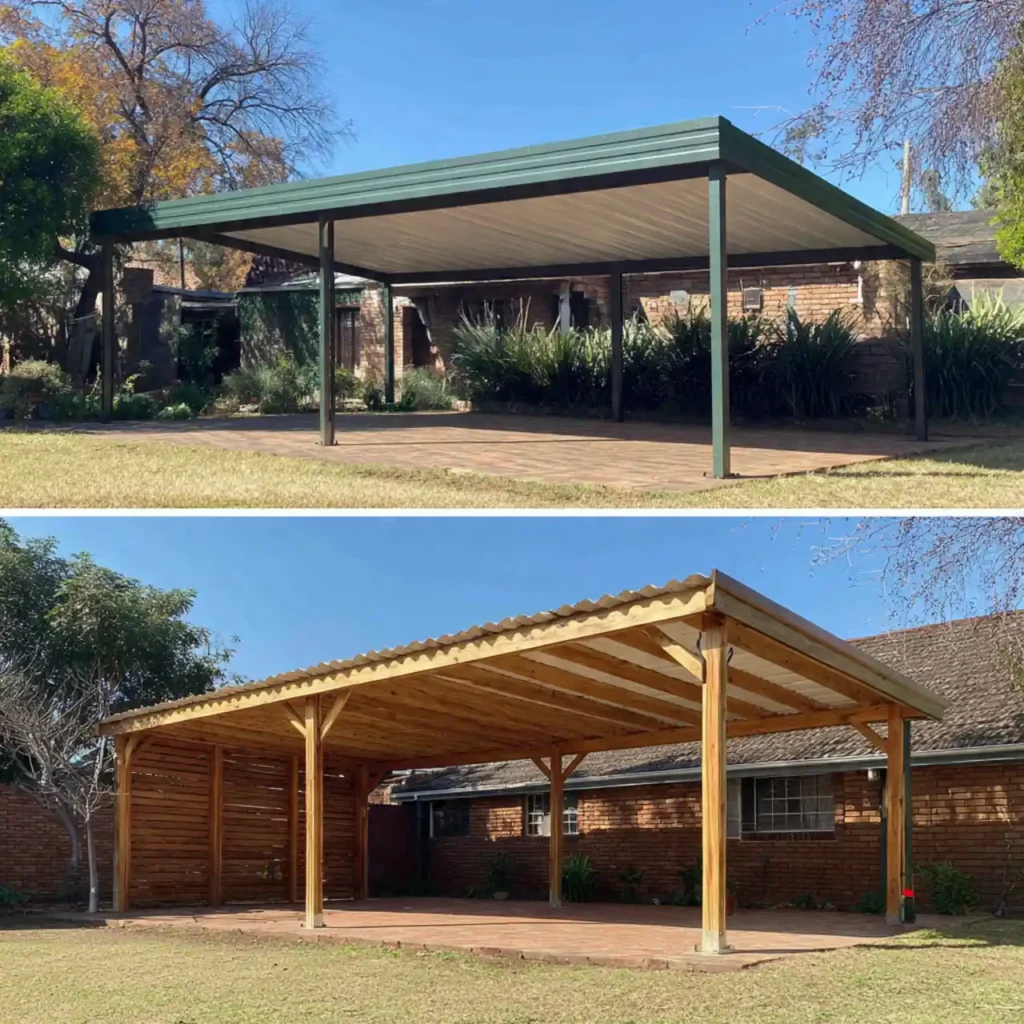 steel carports Bulawayo, wooden carports Bulawayo, steel carports vs wooden carports, carports Bulawayo, carport installation Bulawayo, steel carport costs Zimbabwe, wooden carport costs Zimbabwe, steel carport benefits, wooden carport benefits, steel carport durability, wooden carport maintenance, steel carport contractors Bulawayo, custom steel carports Zimbabwe, timber carports Bulawayo, metal carports Zimbabwe, residential carports Bulawayo, carport construction Zimbabwe, affordable carports Bulawayo, carport roofing solutions, steel structures Bulawayo, wooden structures Zimbabwe, weather-resistant carports, carports for Zimbabwe climate, steel carport maintenance, wooden carport maintenance costs, steel carport lifespan, timber carport lifespan, carport design ideas Bulawayo, modern steel carports, traditional wooden carports, carport builders Bulawayo, carport prices Bulawayo, steel fabrication for carports, timber construction Bulawayo, galvanized steel carports, rust-resistant steel carports, wooden carport design, steel carport advantages, wooden carport disadvantages, steel vs timber construction, best carport for Bulawayo homes, carport materials comparison, durable carports Zimbabwe, low-maintenance carports, vehicle protection solutions, home improvement Bulawayo, outdoor structures Zimbabwe, steel carport installation costs, wooden carport installation costs, Bulawayo home carports, Zimbabwe carport solutions.