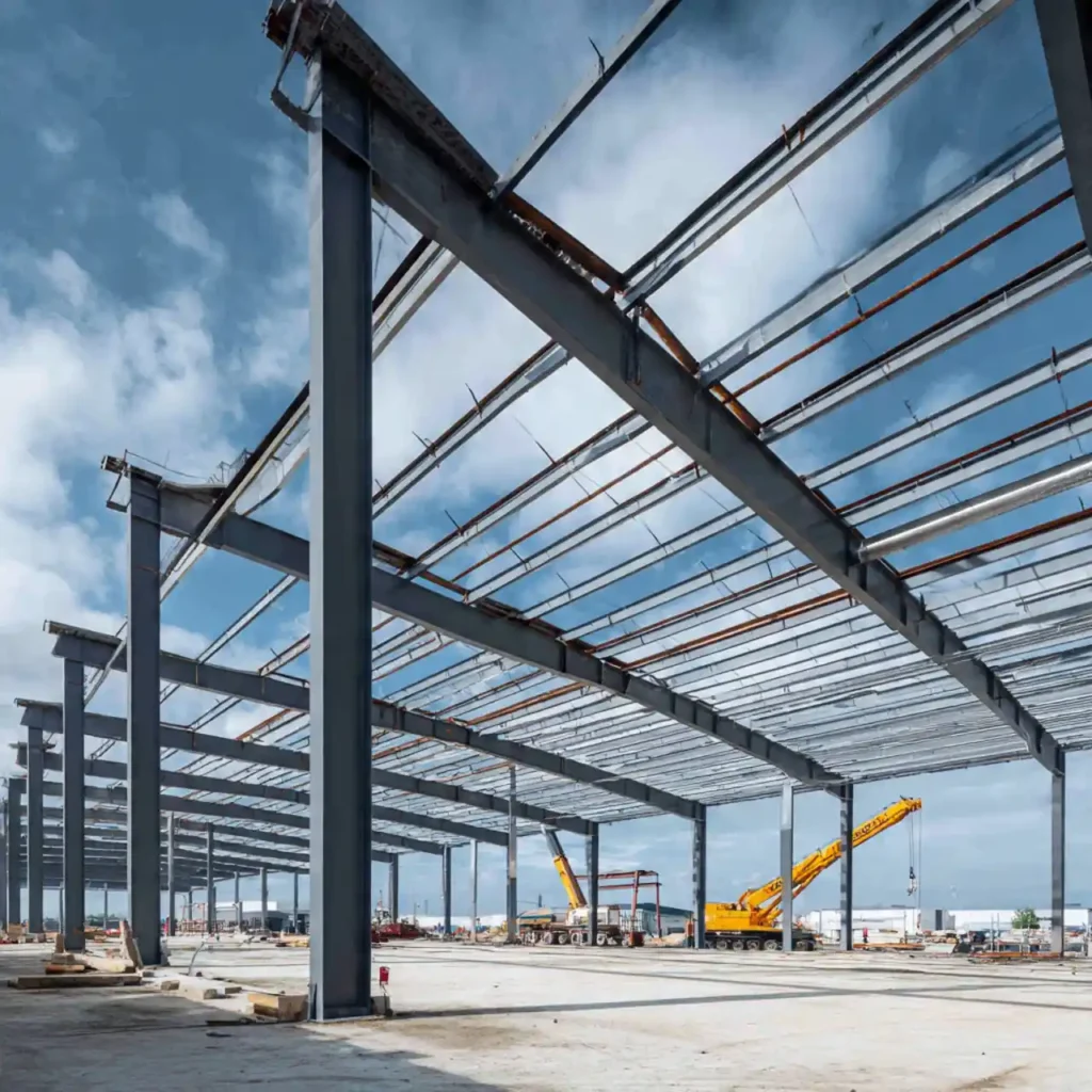 Structural SteelworkStructural steelwork fabrication and installation completed for a construction project in Bulawayo