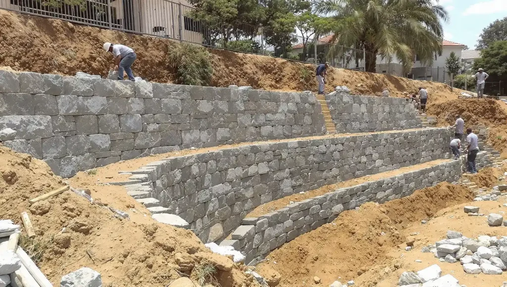 Newly installed clay brick driveway with professional paving and neat edging at a residential property in Bulawayo.