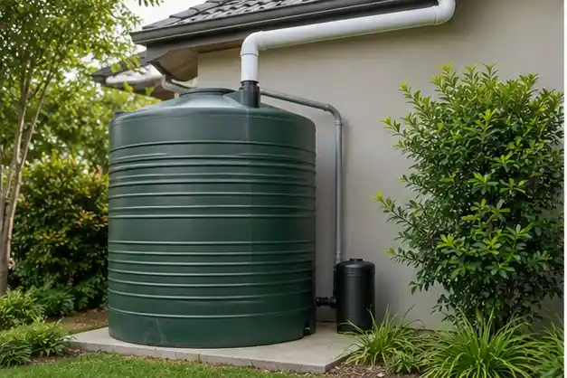 Rainwater harvesting tank installed for garden irrigation in Bulawayo